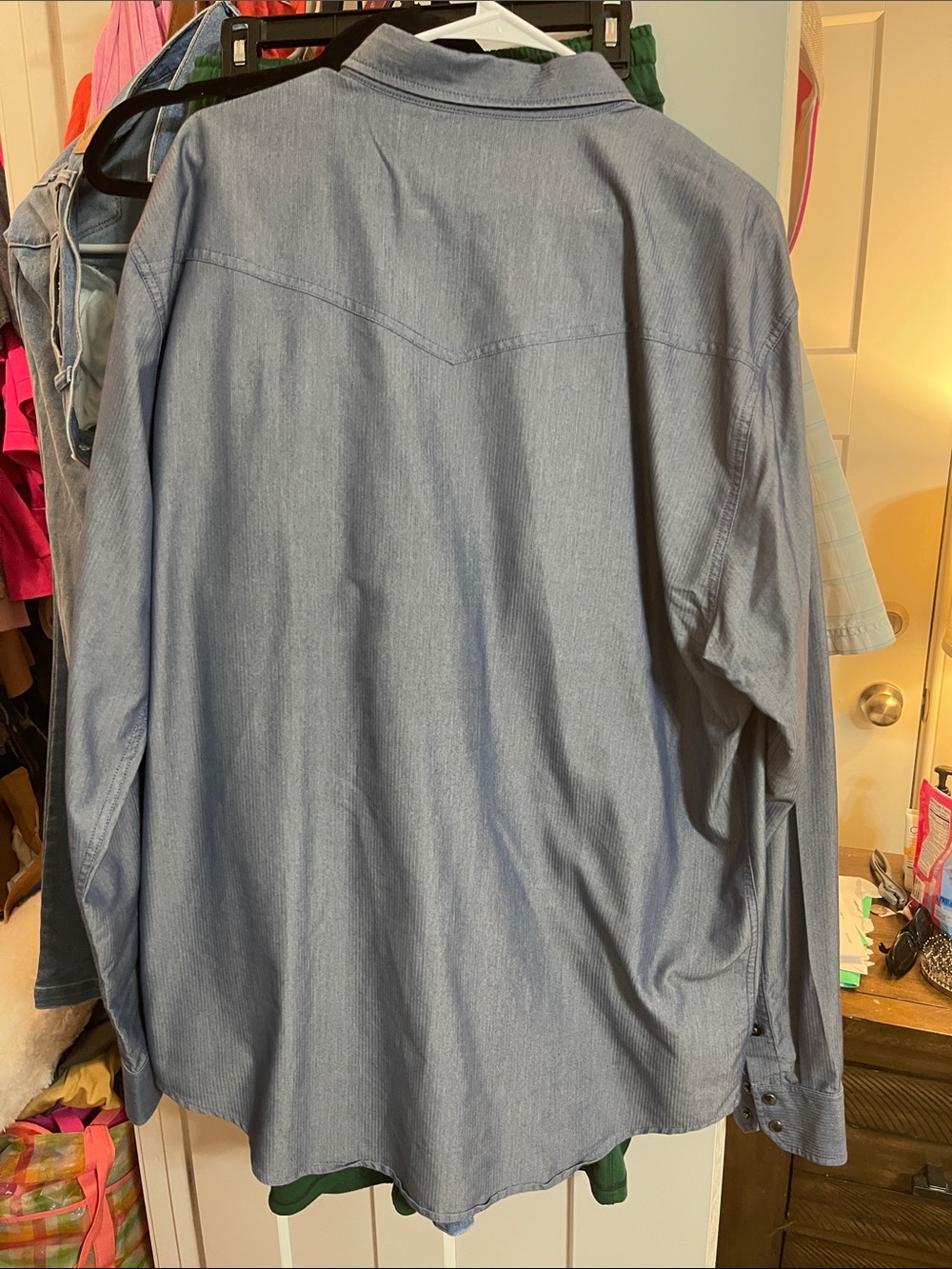 Kimes Ranch Men’s Button-Down Shirt - Light Blue - Picture 5 of 5